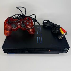 Sony PlayStation 2 PS2 Fat Console Bundle Tested w/ Controller SCPH-50001